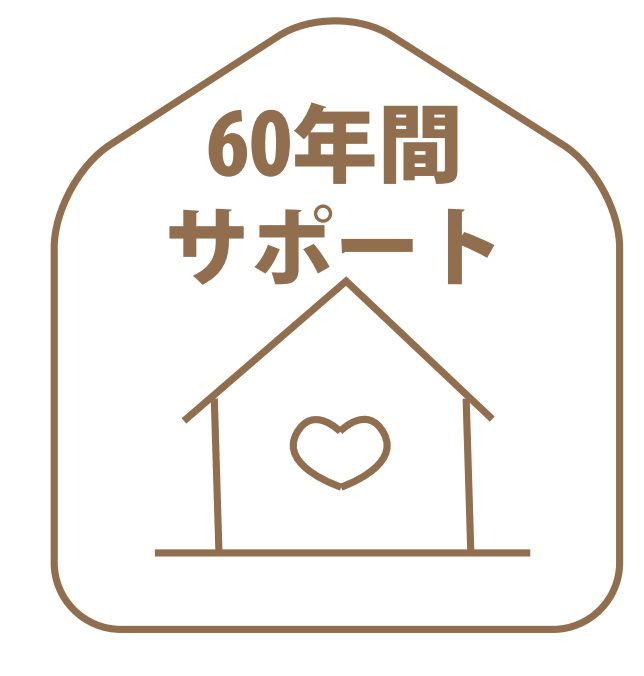 60年間サポート